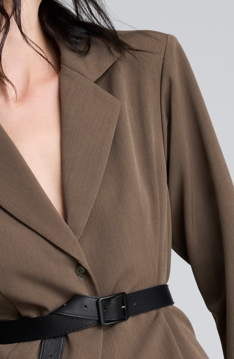 Kenneth Cole Belted Jacket, Alternate, color, 