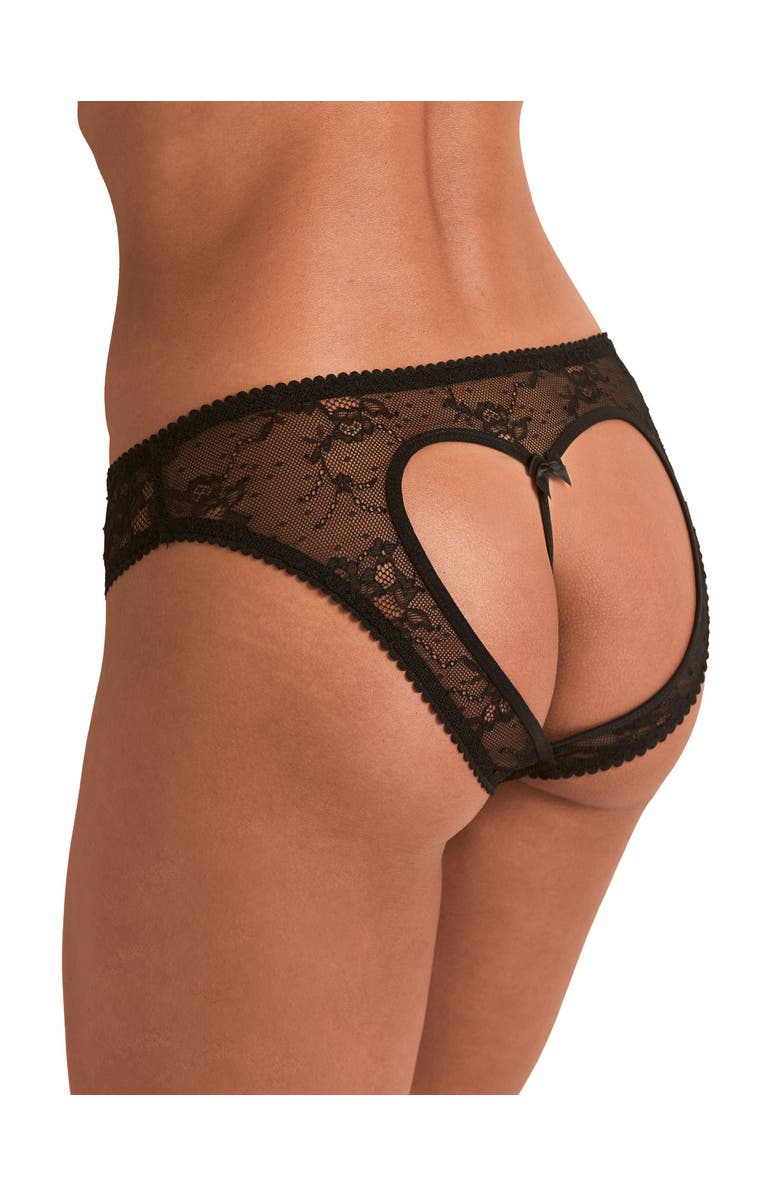 Adore Me Amoura Cheeky Panties, Alternate, color, Black