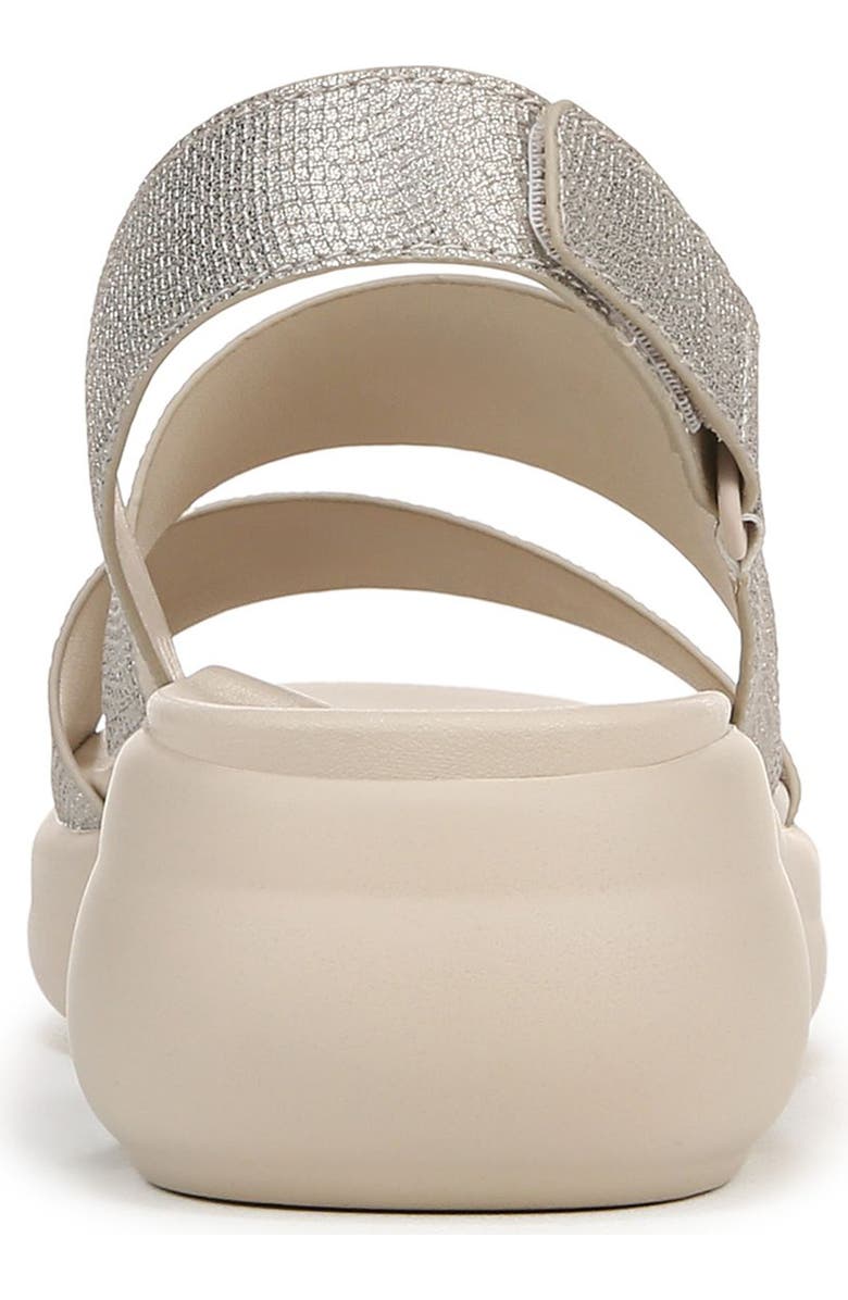 Naturalizer Darby Slingback Wedge Sandal, Alternate, color, Warmsilver