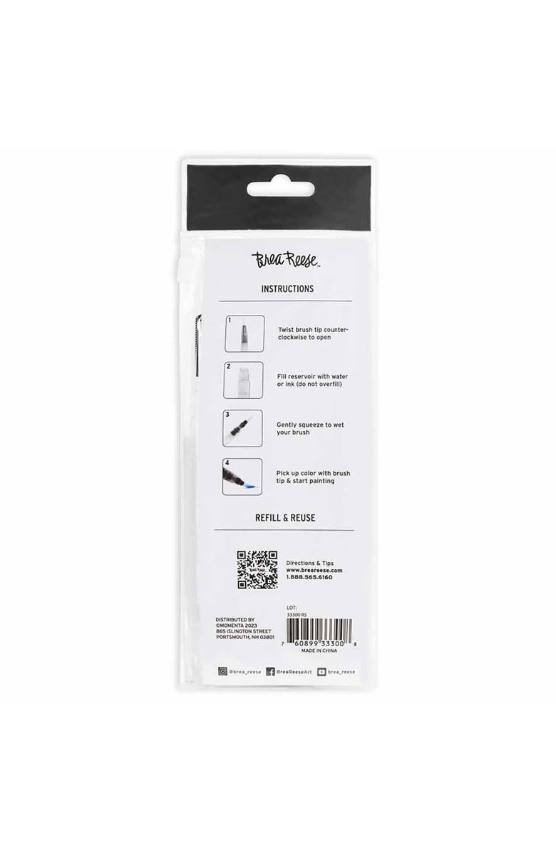 Brea Reese Brush Set Water 3Pc Builtin Water Reservoir, Alternate, color, Clear