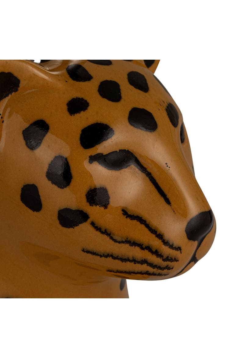 Cheetah Table Lamp with Shade and Inline Switch, Alternate, color, Yellow
