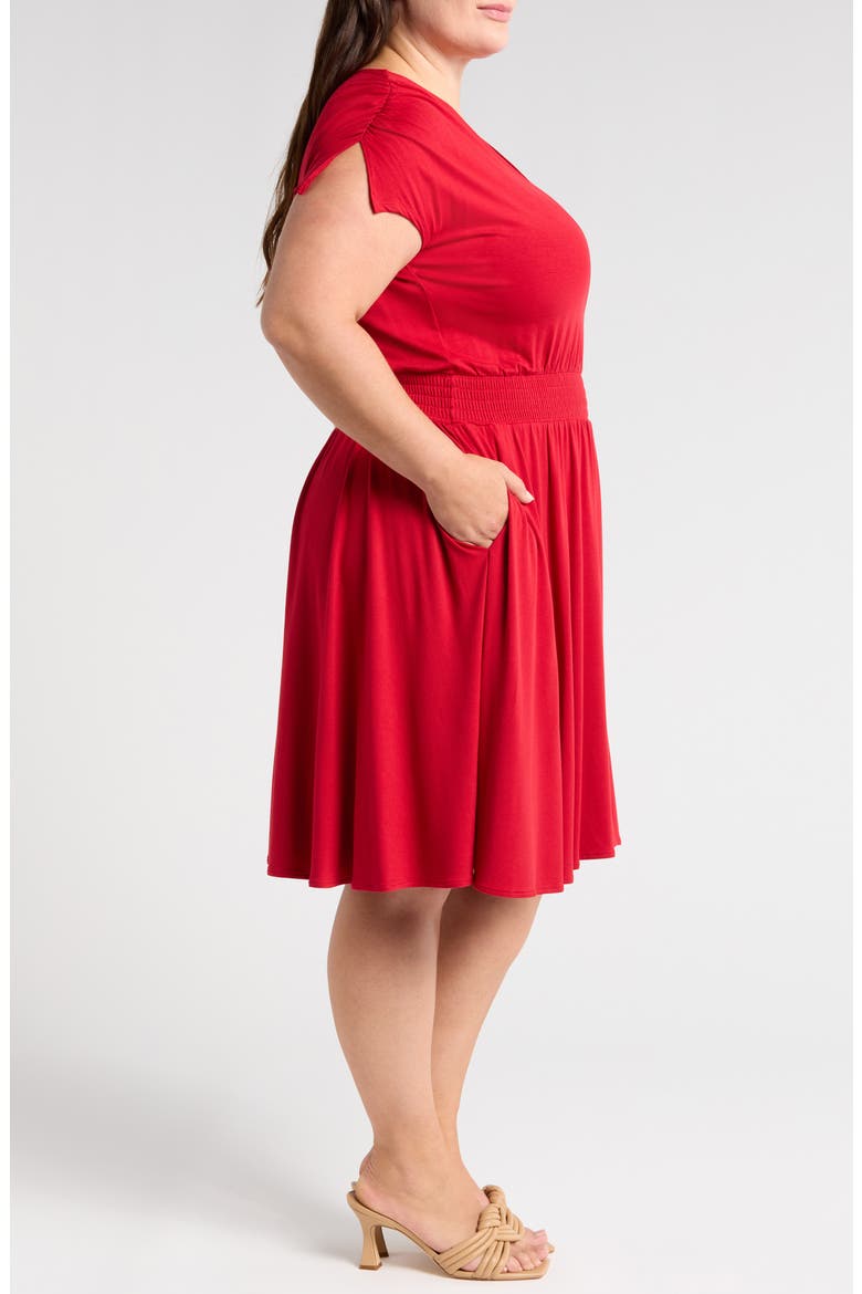 Piper Stretch Jersey Dress, Alternate, color, NEW YORK RED