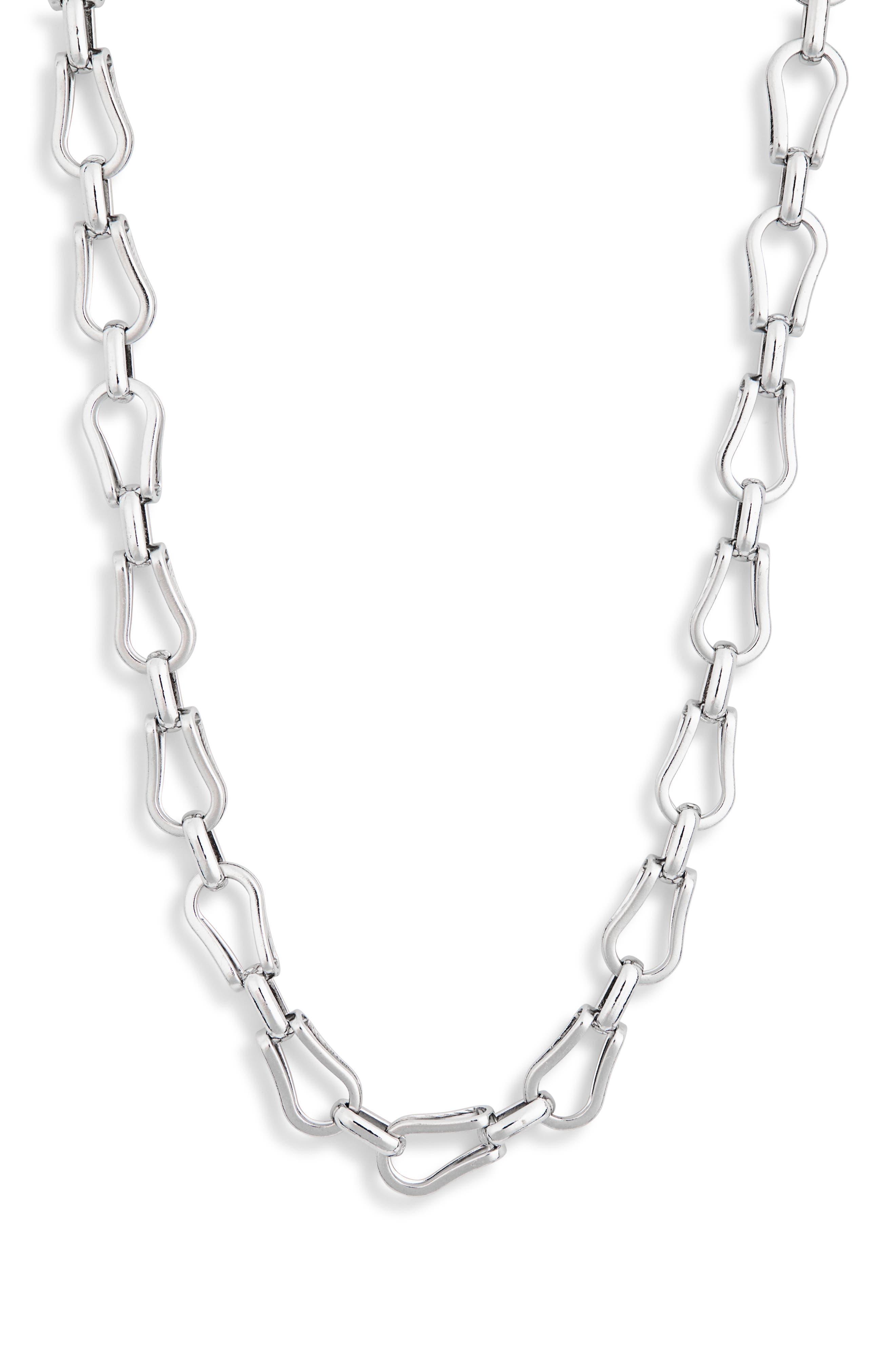NORDSTROM RACK Stainless Steel Chain Necklace (Men) | Nordstromrack