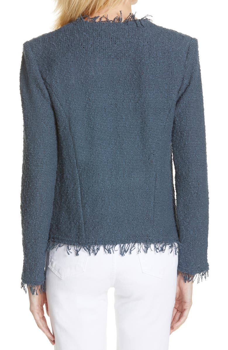 IRO Fringe Trim Open Jacket, Alternate, color,