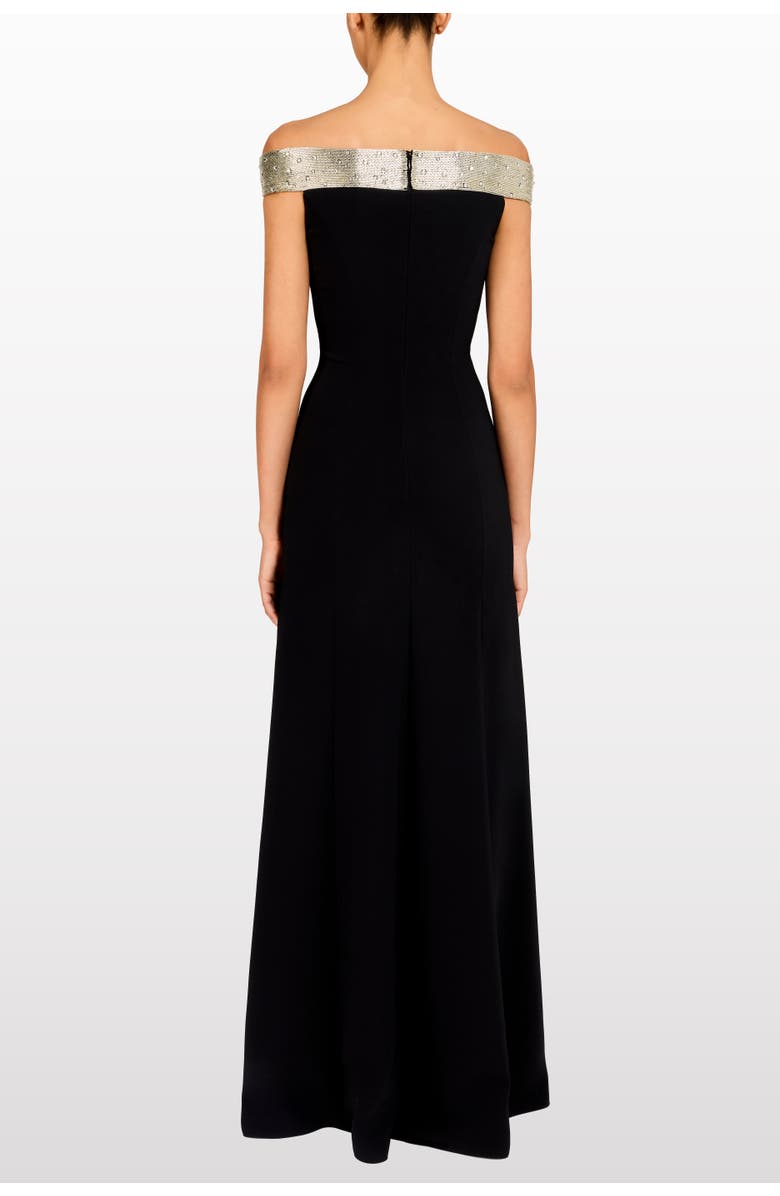 Jenny Packham Enigma Dress, Alternate, color, Liquorice