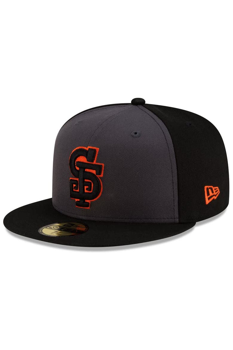 Men's New Era  Gray/Black San Francisco Giants Authentic Collection Alternate 59FIFTY Fitted Hat, Main, color, Gray