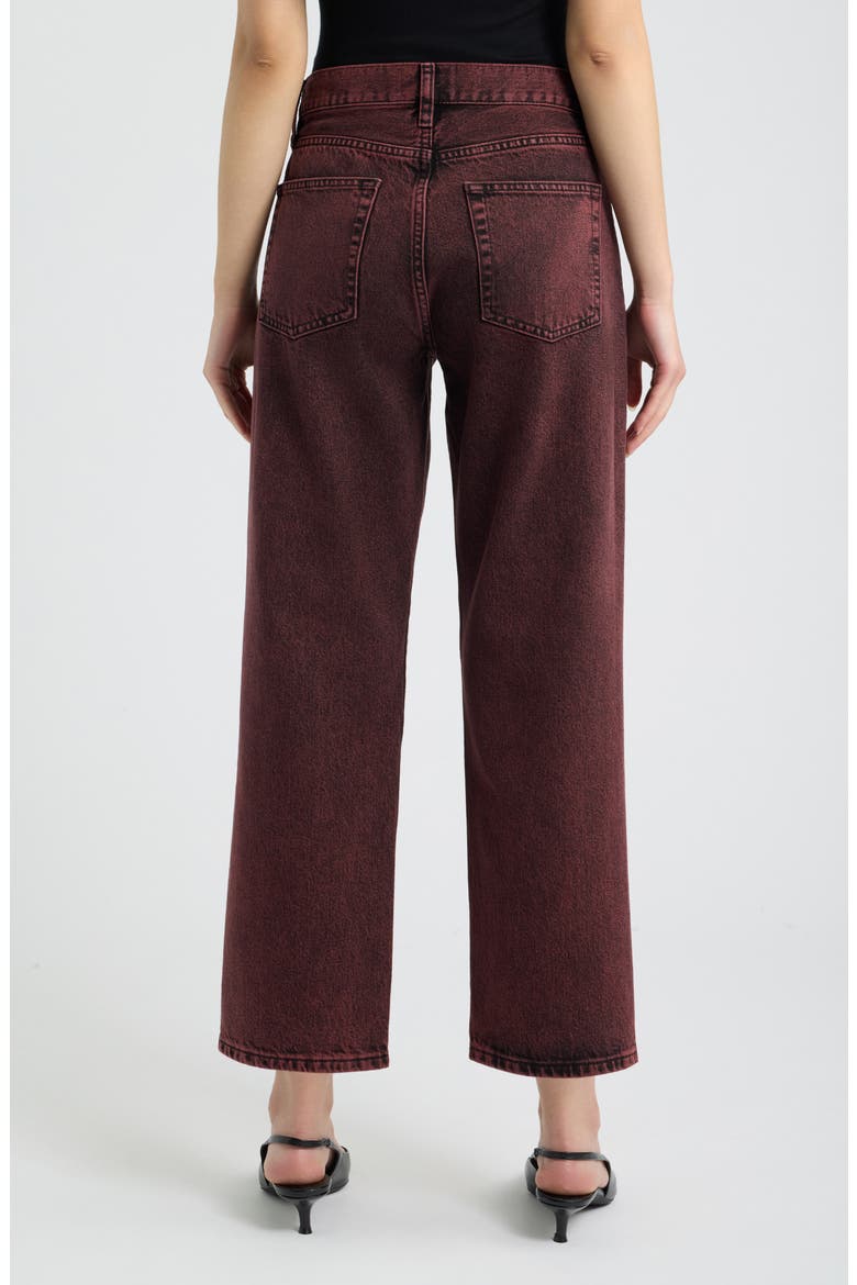 The Hang High Waist Straight Leg Jeans, Alternate, color, ROSE OXIDE