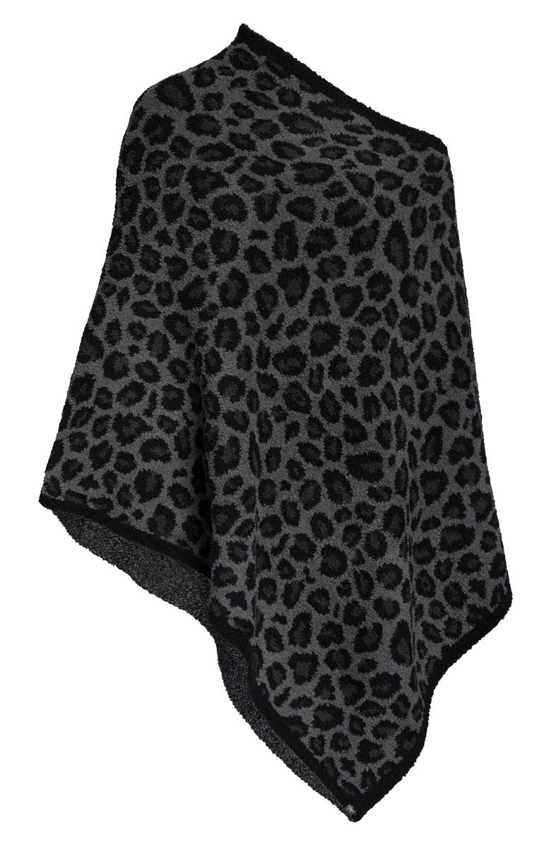 Barefoot Dreams<sup>®</sup> CozyChic<sup>™</sup> Leopard Print Poncho, Alternate, color,