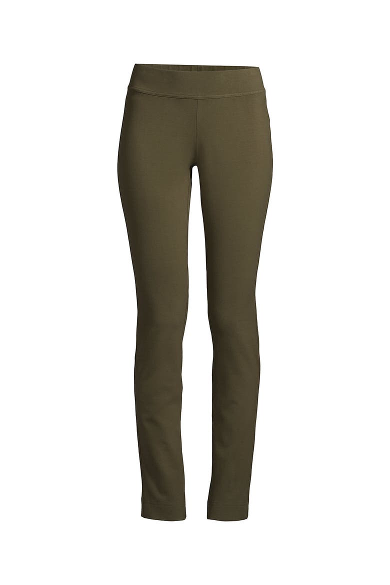 Starfish Mid Rise Slim Leg Pants, Alternate, color, Forest Moss