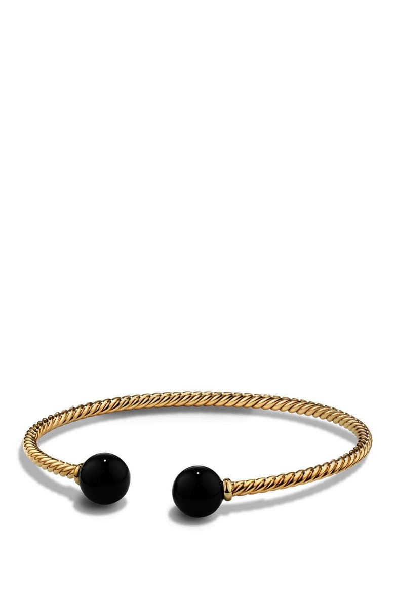 Solari Bead Bracelet, Main, color, BLACK ONYX