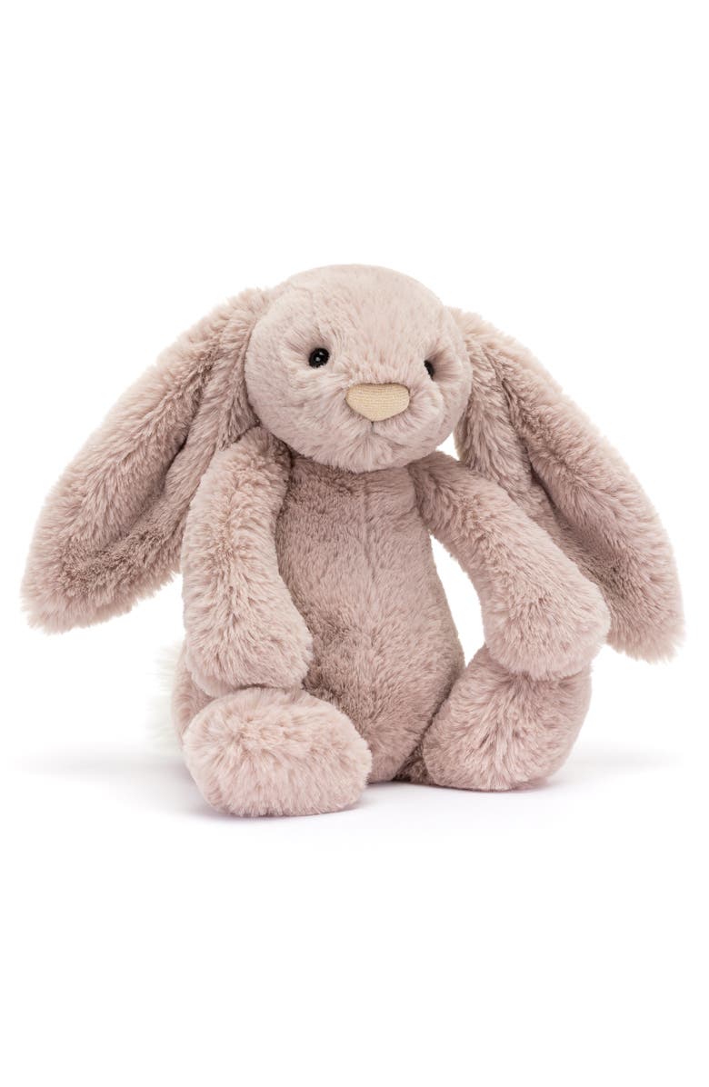 Jellycat Bashful Luxe Bunny Rosa Stuffed Animal, Main, color, Pink