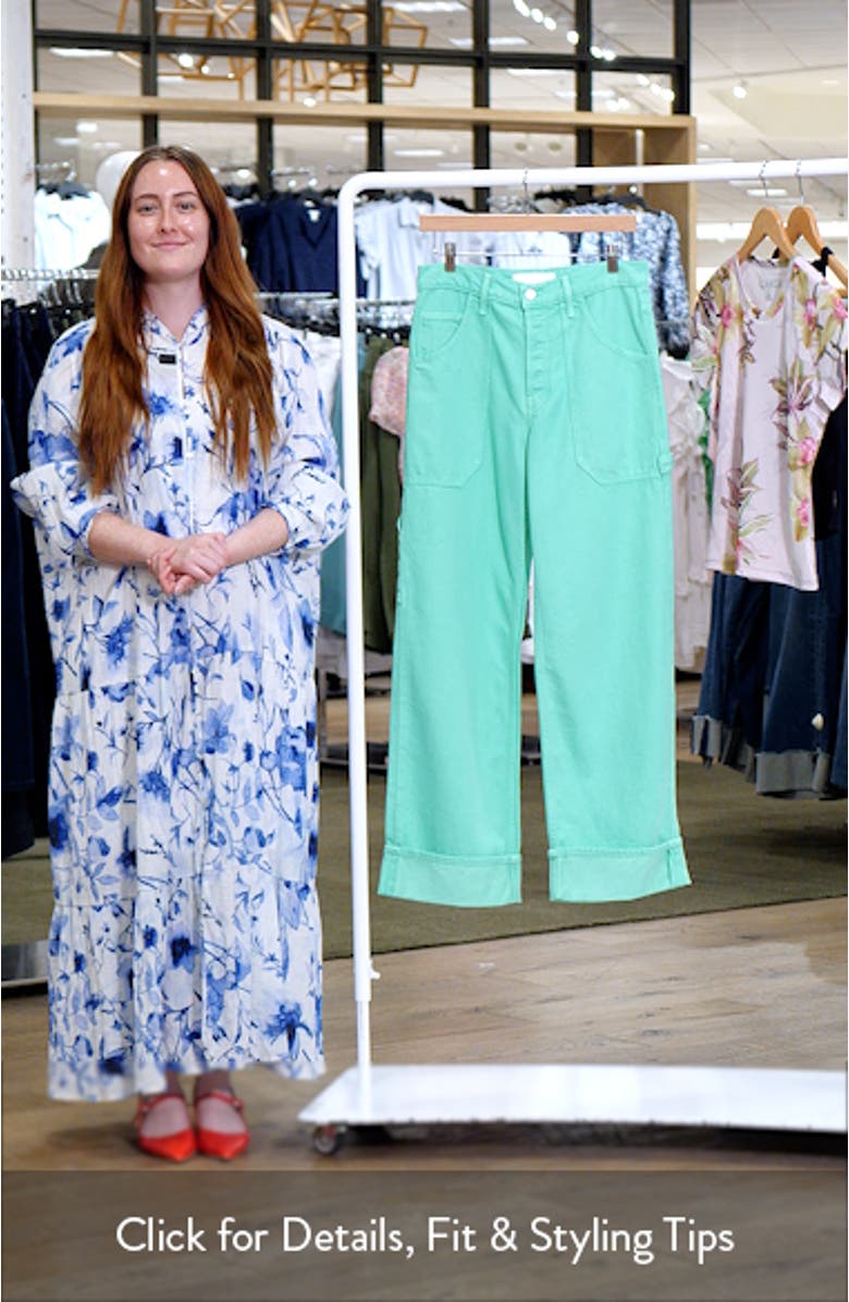 Smoothie Carpenter Sneak Ankle Wide Leg Jeans, sales video thumbnail