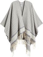 Nordstrom Houndstooth Ruana