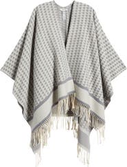 Nordstrom Houndstooth Ruana