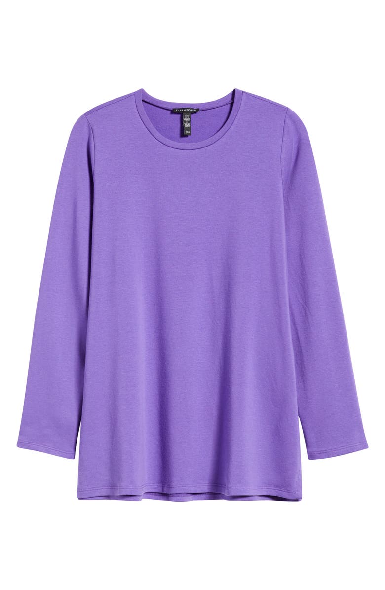 Eileen Fisher Crewneck Terry Tunic, Main, color,