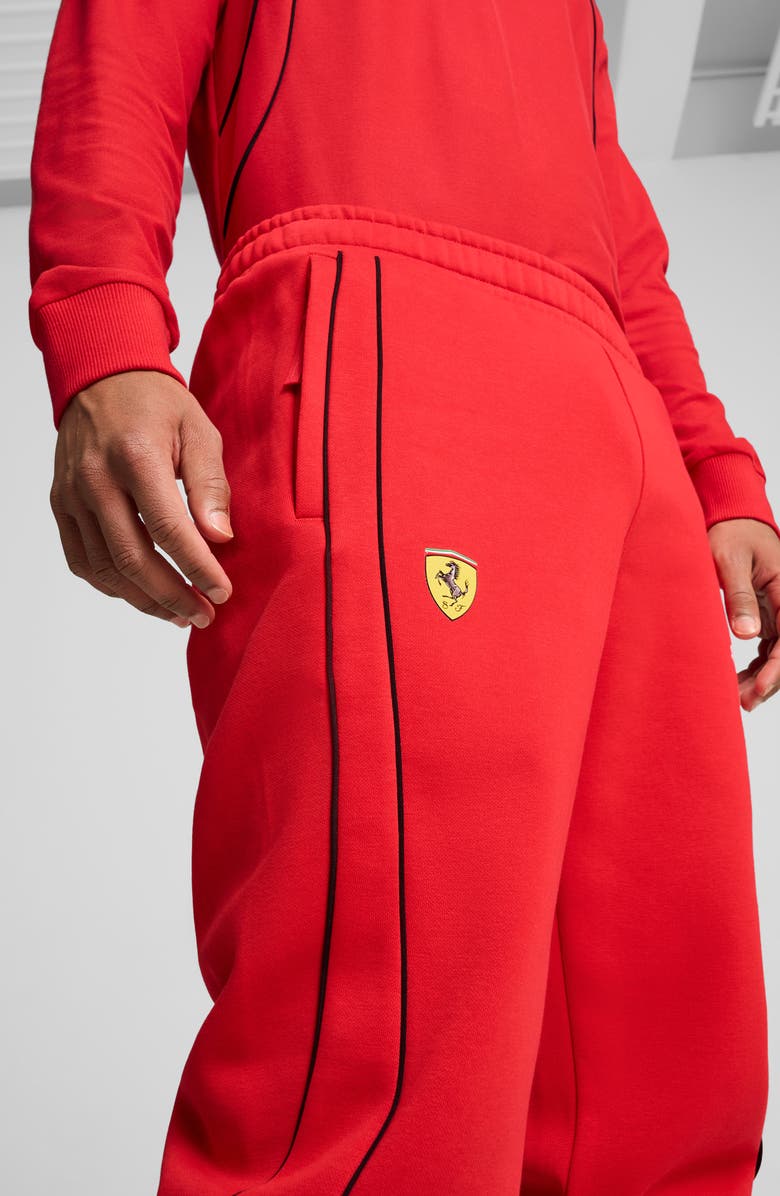 PUMA x Scuderia Ferrari Formula 1 Track Pants, Alternate, color, Rosso Corsa
