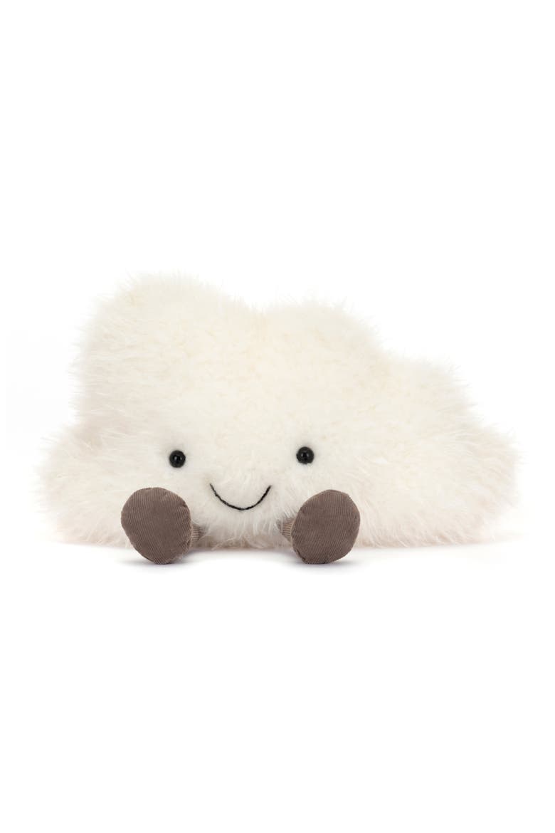 Amuseables Cloud Medium Plush Toy, Main, color, WHITE