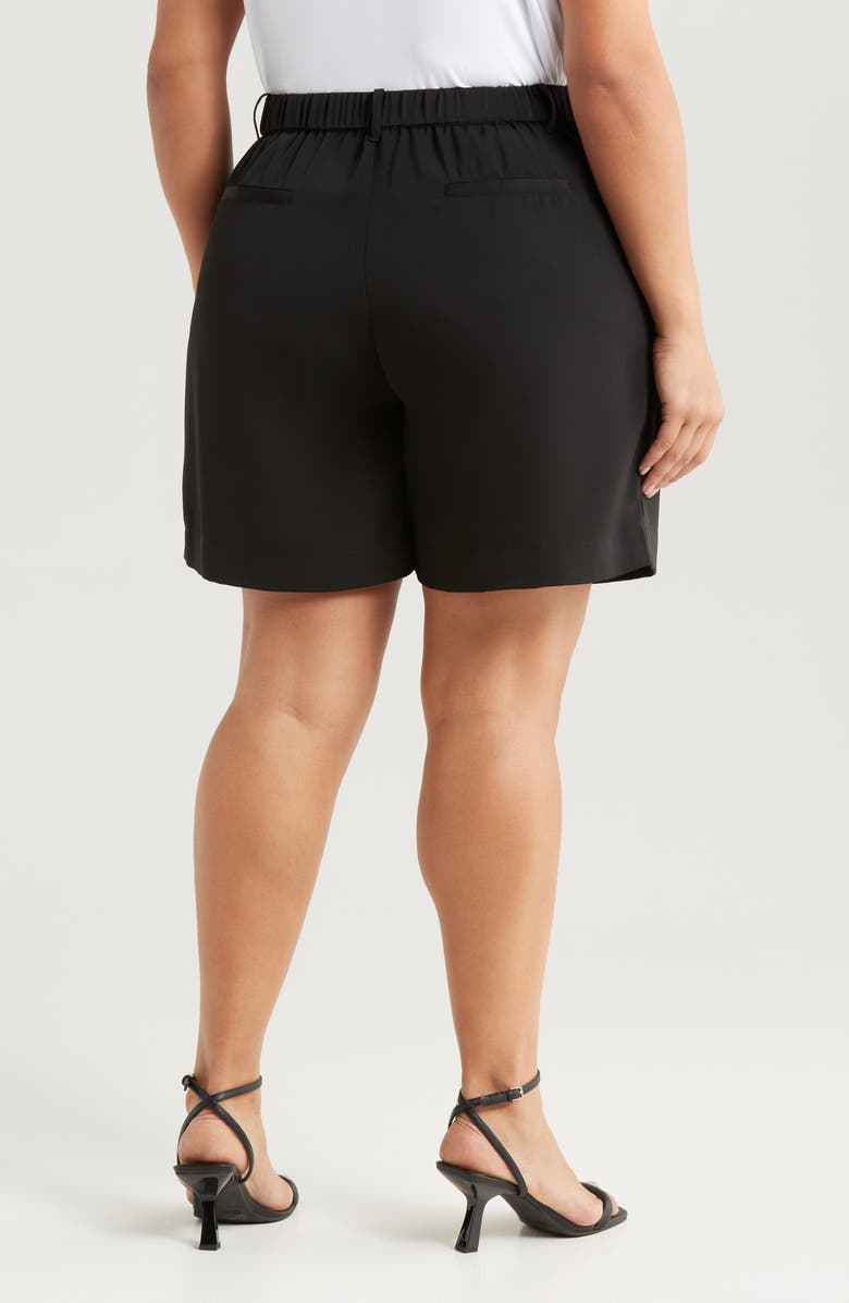 Lysse Dia Pleated Shorts, Alternate, color, Black