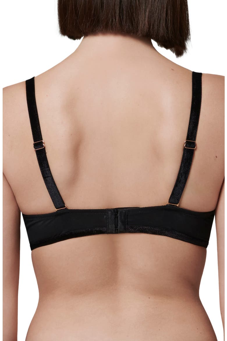 Scenario Underwire Demi Bra, Alternate, color, BLACK