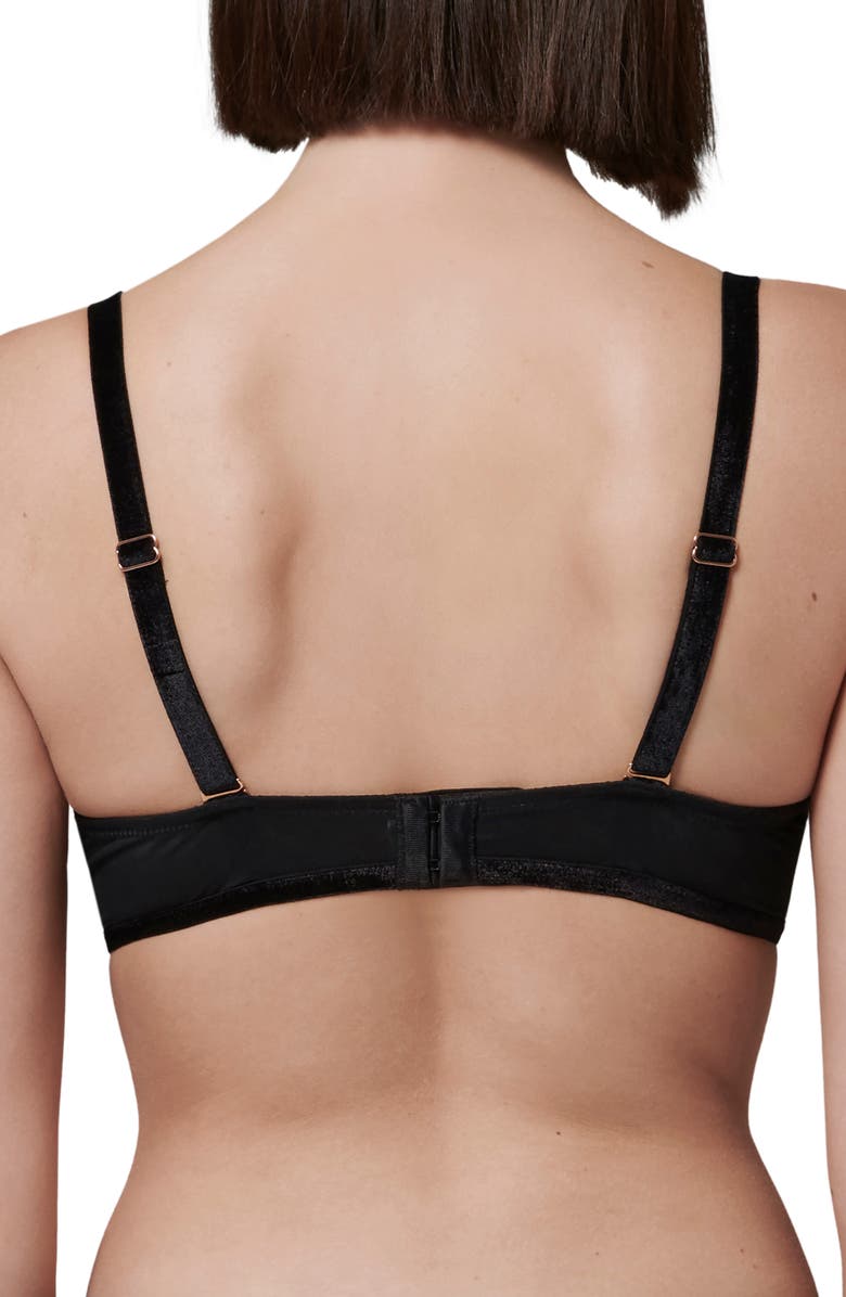 Simone Perele Scenario Underwire Demi Bra, Alternate, color, Black