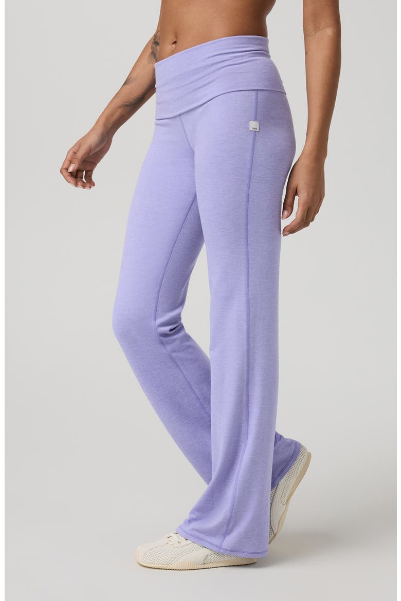 Halo Foldover Pants, Alternate, color, HYACINTH HEATHER