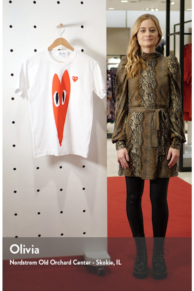 Long Heart Face Graphic Tee video