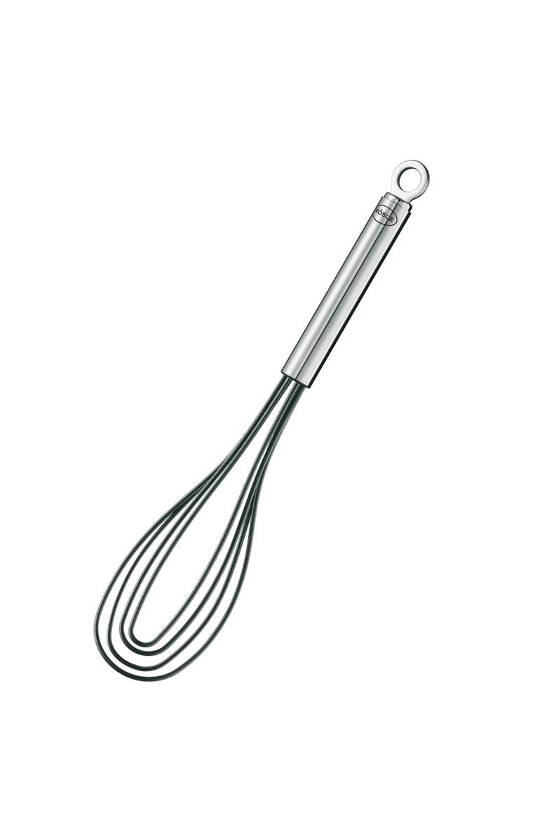 Rosle Silicone Coated Flat Whisk, 10.6-Inch, Main, color,