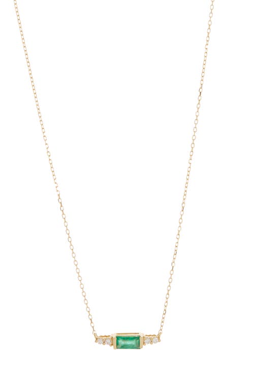 Bony Levy El Mar Emerald & Diamond Pendant Necklace In Gold