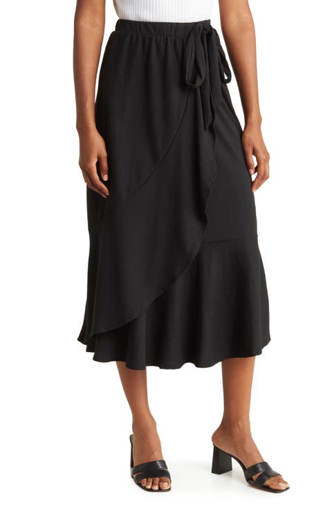 Wrap Midi Skirt