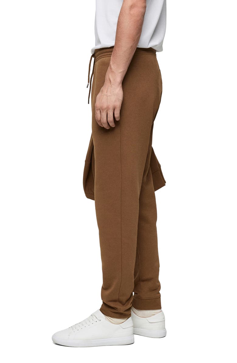 MANGO Elastic Waist Cotton Blend Joggers, Alternate, color,