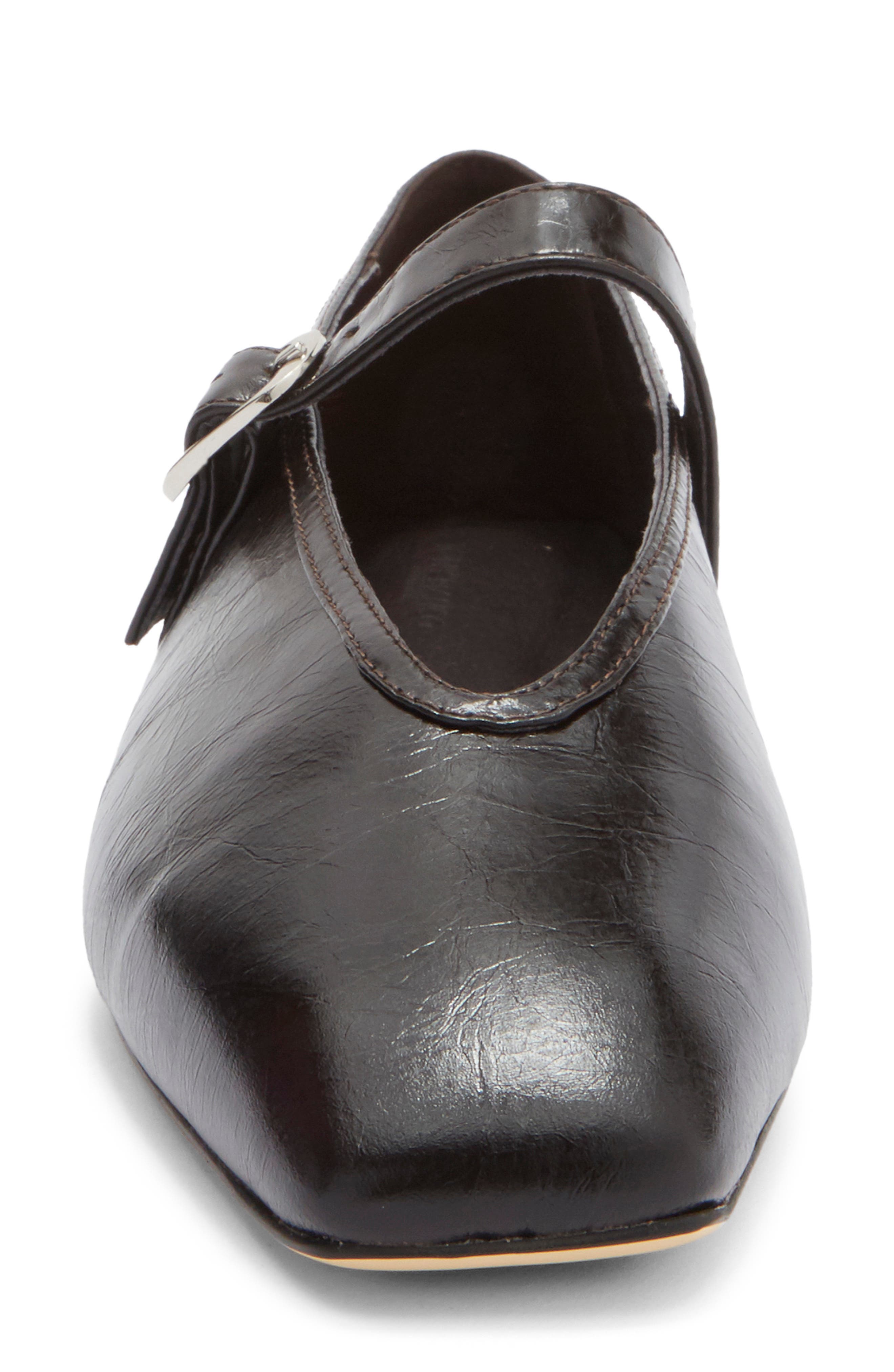 Tony Bianco Bobbi Mary Jane Flat, Alternate, color, Choc Crinkle