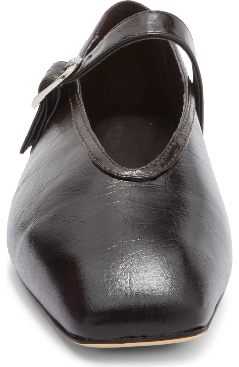Tony Bianco Bobbi Mary Jane Flat, Alternate, color, Choc Crinkle