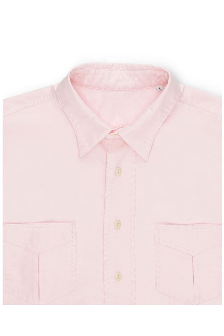 Osumi Cotton Oxford Shirt, Alternate, color, PINK