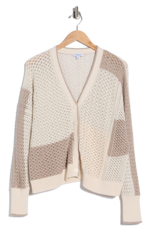 Addy Colorblock Cotton Cardigan