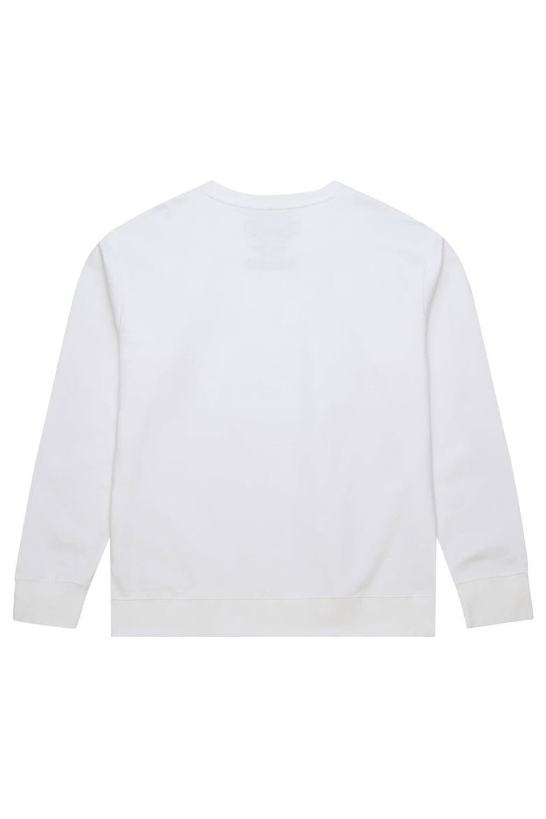 Men's Mitchell & Ness x Bud Light White New York Giants The Crest Pullover Sweatshirt, Alternate, color, White