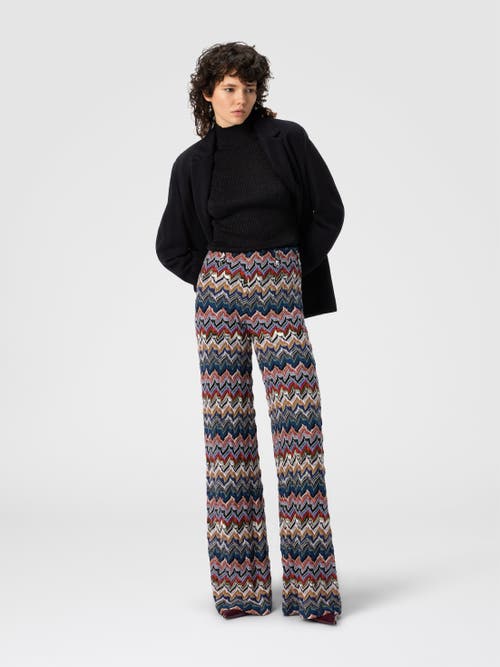 Missoni Palazzo Pants In Embroidered Lace In Multi