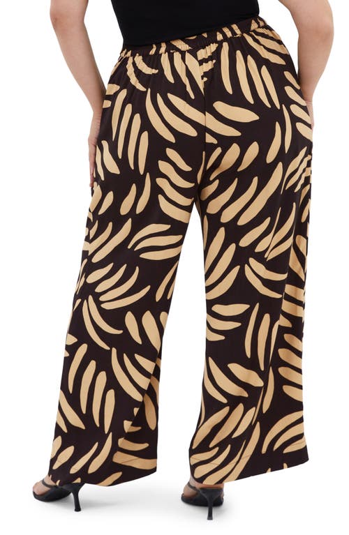City Chic Aspyn Straight Leg Pants In Black