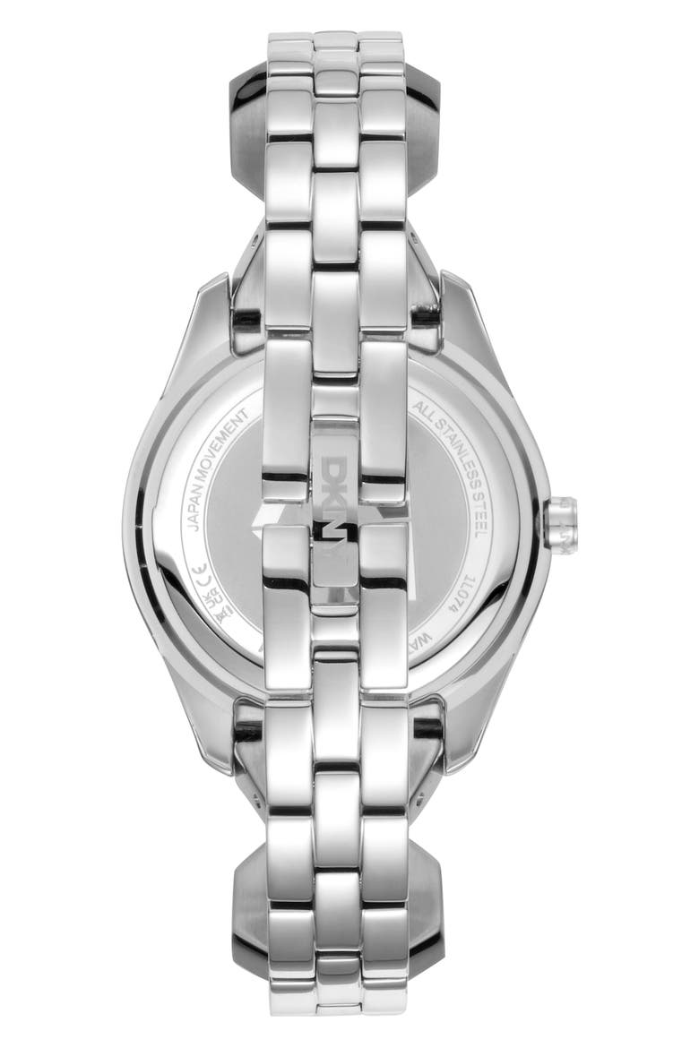 Logo Bracelet Watch, 33mm, Alternate, color, SILVER