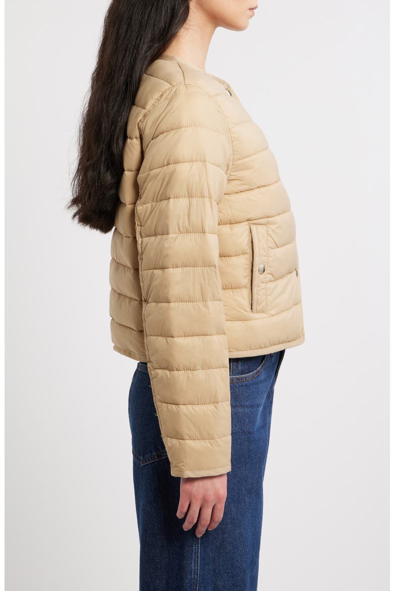 Reversible Quilted Jacket, Alternate, color, KHAKI