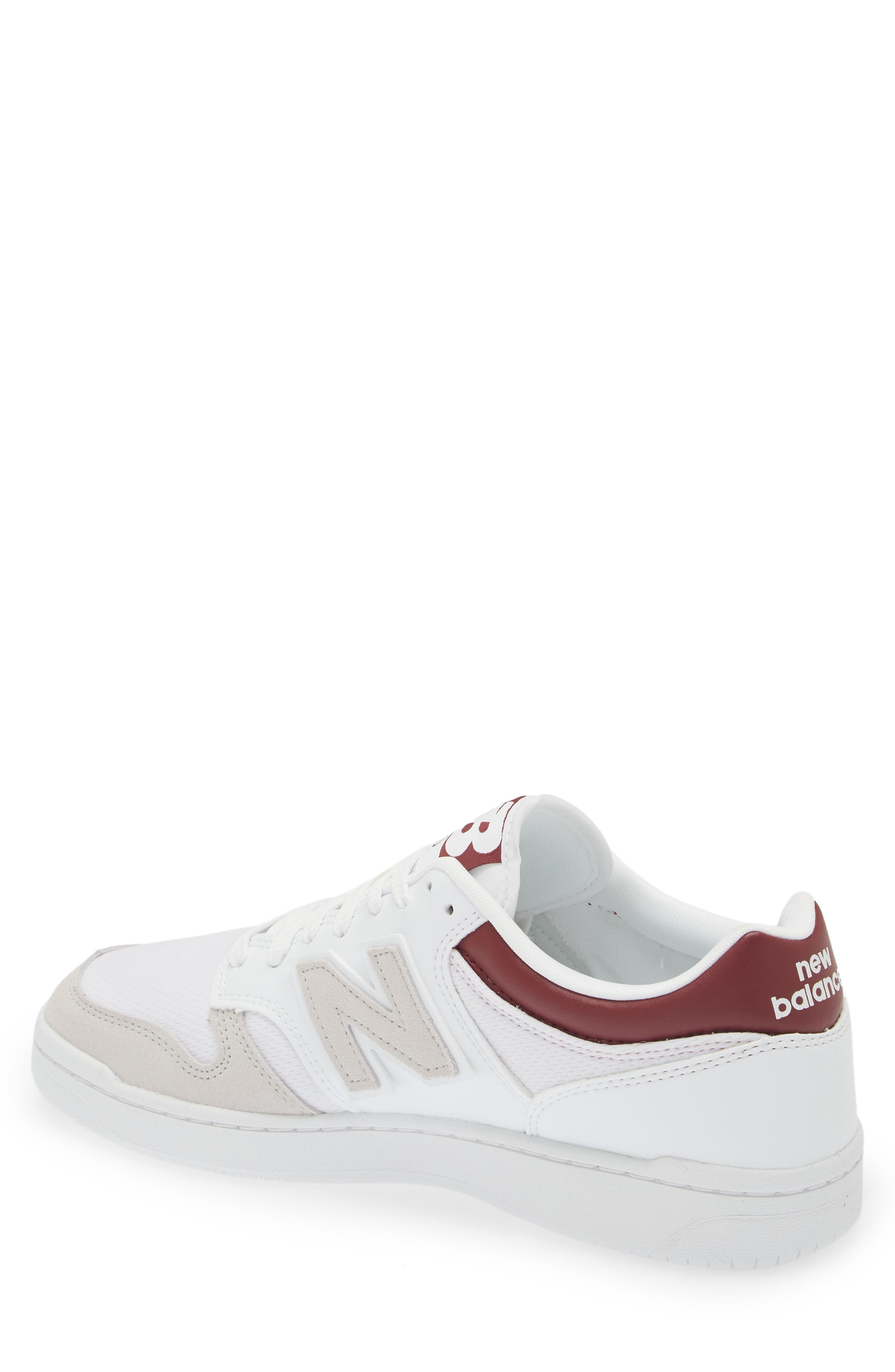 Gender Inclusive 480 Basketball Sneaker, Alternate, color, WHITE/ CLASSIC CRIMSON