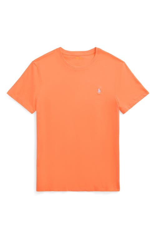 Polo Ralph Lauren Classic Fit Jersey Crewneck T-shirt In Classic Peach/c6342