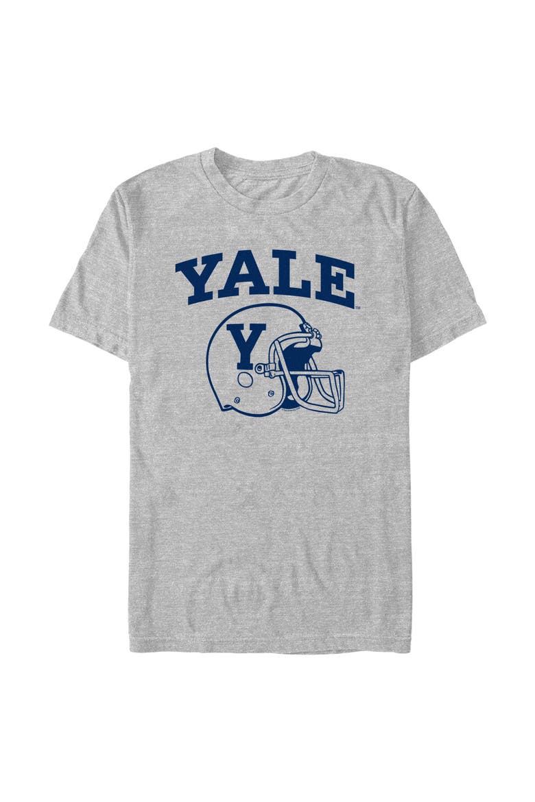 Men's Yale University Football School Logo  Graphic T-Shirt, Main, color, Sport Grey