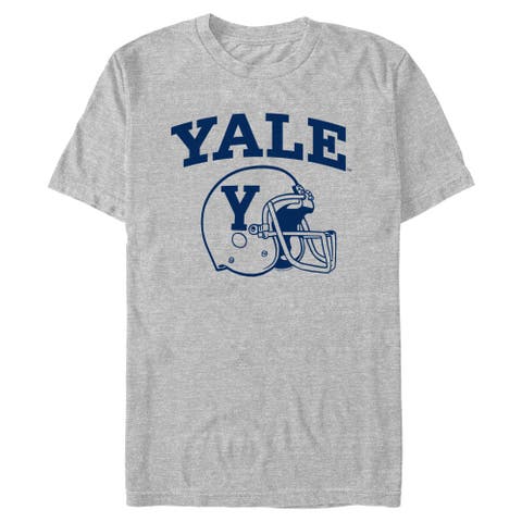 Men's Yale University Football School Logo  Graphic T-Shirt