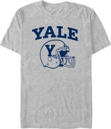 Yale University Men's Yale University Football School Logo Graphic T-Shirt