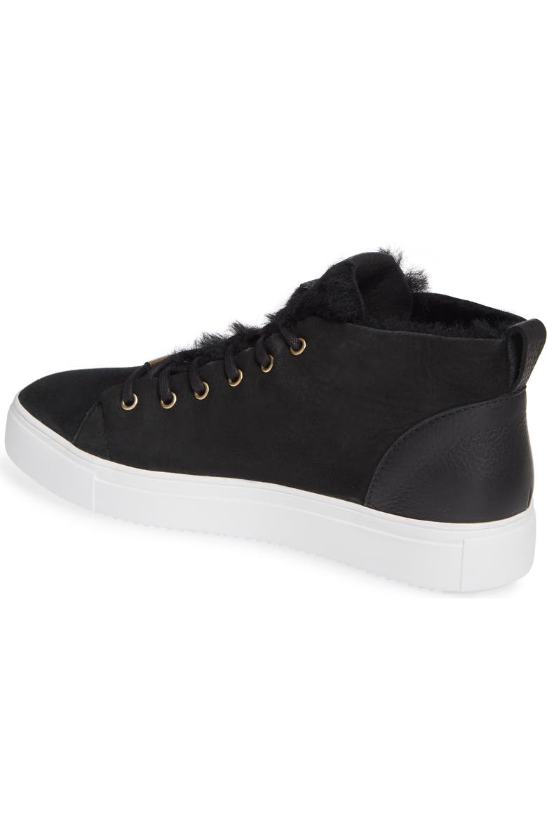 Blackstone QL48 Genuine Shearling Lined High Top Sneaker, Alternate, color,