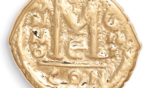 Child Of Wild Cortez Coin Pendant Necklace In Gold