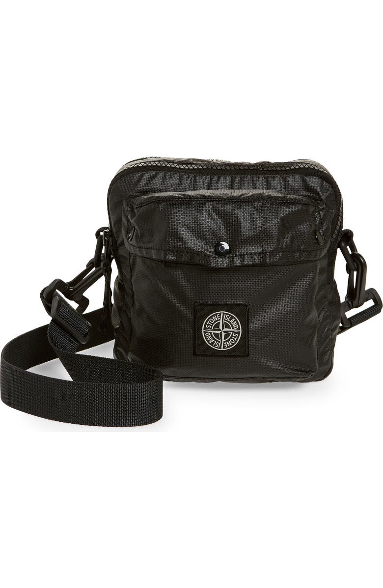 Stone Island Coated Cotton Belt Bag, Main, color,