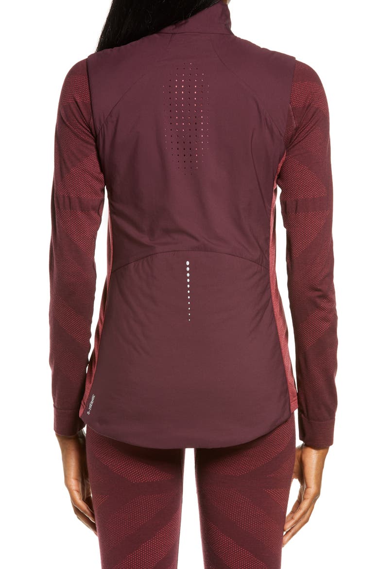 Run Easy S-Thermic Vest, Alternate, color, WINE TASTING