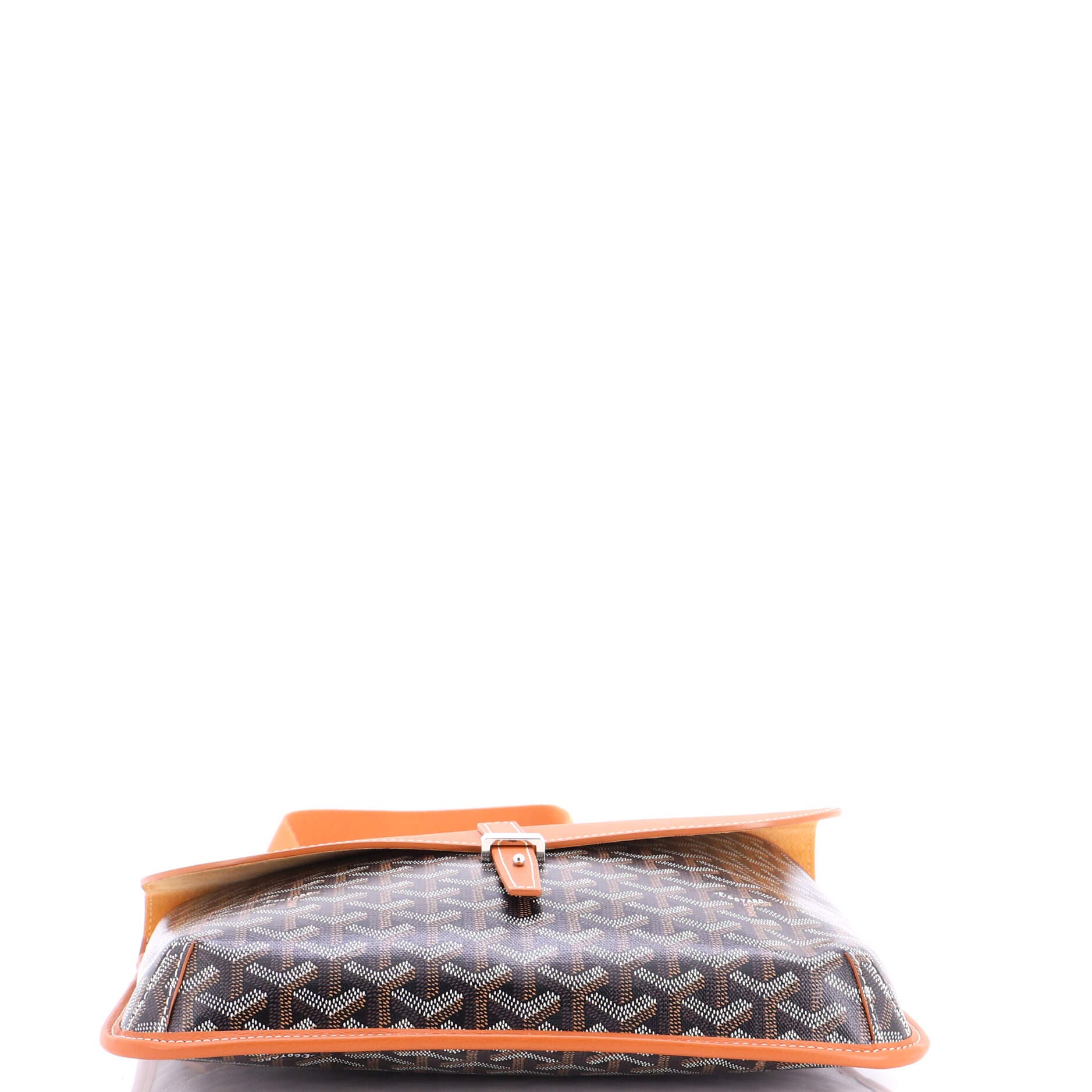 Pre-Owned Goyard Coursier Messenger Bag Coated Canvas and Leather, Alternate, color, Brown