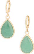 NORDSTROM RACK Semiprecious Stone Teardrop Earrings